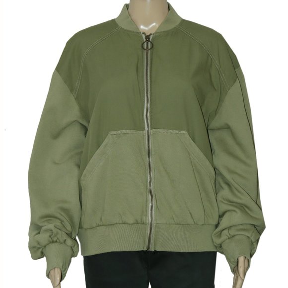 Free People We The Free Karma Bomber Jacket Top New S - Picture 5 of 9